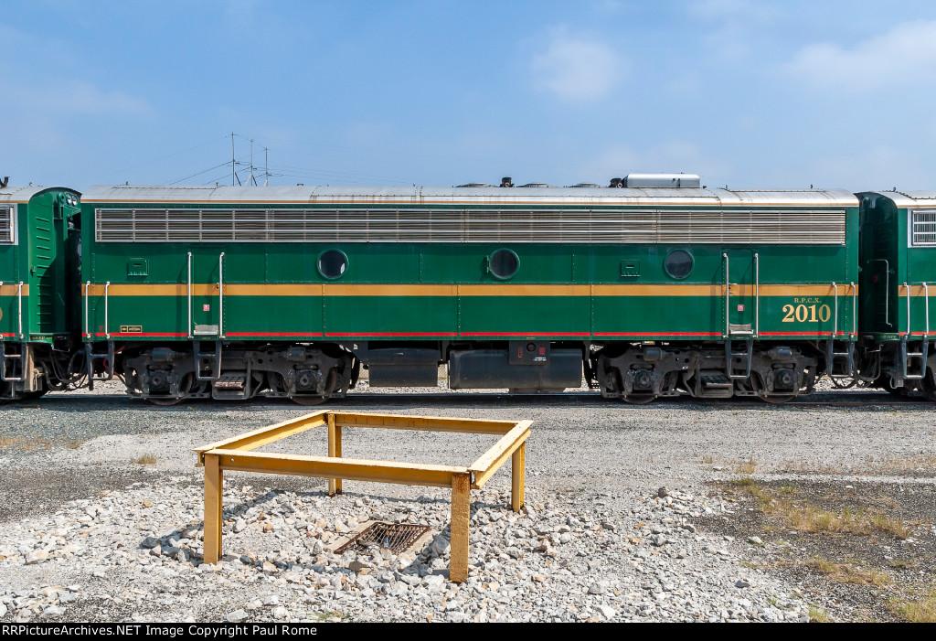 RPCX 2010, EMD F7B ex CGW 113D, RailCruise America Excursion Train at KCS Knoche Yard
